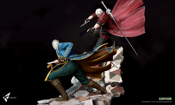 Dante and Vergil (Devil may Cry) Fan Art by lost-tyrant