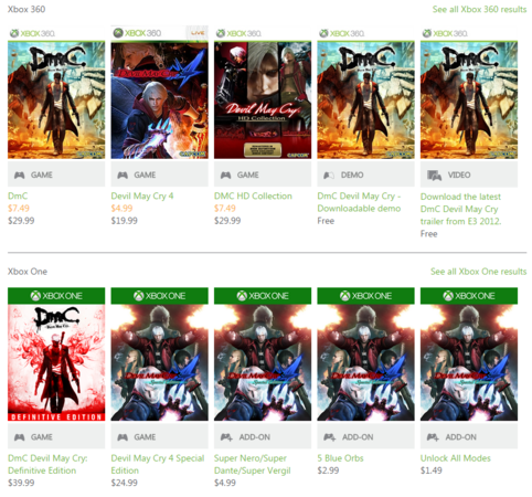 DMC Devil May Cry Definitive Edition Xbox One